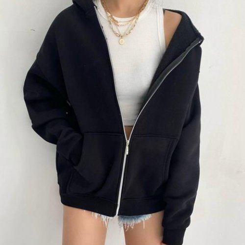 Кофта спорт Modnulya (42-50) 326 black (зима) Modnulya 326 black