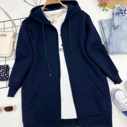 Кофта спорт Modnulya (42-48) 7050 navy (зима) Modnulya 7050 navy