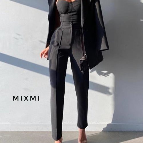 Костюм Modnulya (42-48) 9115 black (деми) Modnulya 9115 black