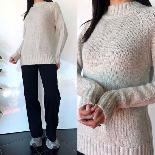 Свитер i8denim Women (One size) TB106 l.grey (зима) i8denim Women TB106 l.grey