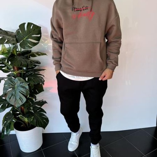 Худи i8denim (S-XL) 2318 brown (зима) i8denim 2318 brown