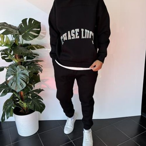 Худи i8denim (S-XL) 2329 black (зима) i8denim 2329 black