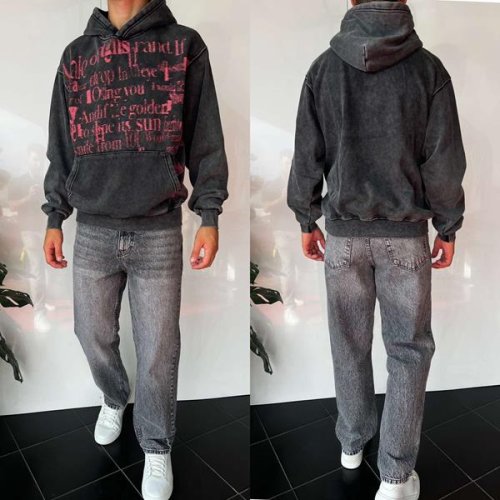 Худи i8denim (S-XL) 2361 grey (зима) i8denim 2361 grey