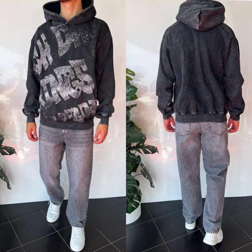 Худи i8denim (S-XL) 2372 grey (зима) i8denim 2372 grey
