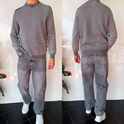 Свитер i8denim (S-XL) 2383 grey (зима) i8denim 2383 grey