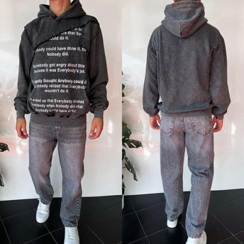 Худи i8denim (S-XL) 2385 grey (зима) i8denim 2385 grey