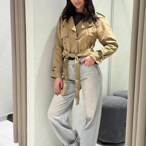 Куртка i8denim Women (S-L) TB128 beige (деми) i8denim Women TB128 beige