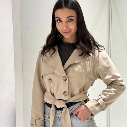 Куртка i8denim Women (S-L) TB129 l.beige (деми) i8denim Women TB129 l.beige