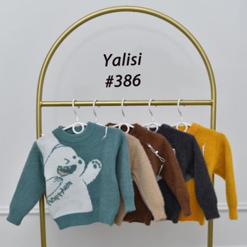 Свитер Yalisi (90-130) 386 blue (зима) Yalisi 386 blue