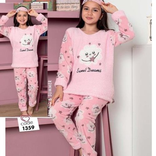 Пижама Disneyopt kids (9-16) 1359 pink-old-3 (зима) Disneyopt kids 1359 pink-old-3