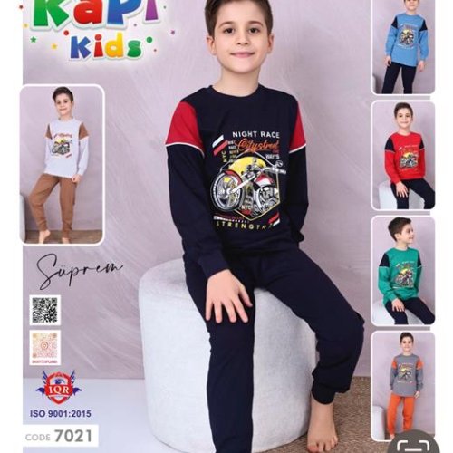 Пижама Disneyopt kids (6-11) 7021 grey (деми) Disneyopt kids 7021 grey