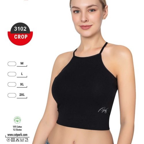 Топ Disneyopt (M-2XL) 3102 black (лето) Disneyopt 3102 black