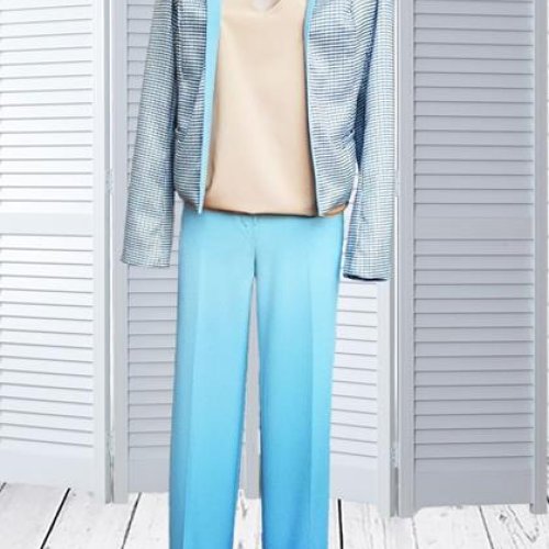 Костюм H&S (S-L) 6429 l.blue (деми) H&S 6429 l.blue