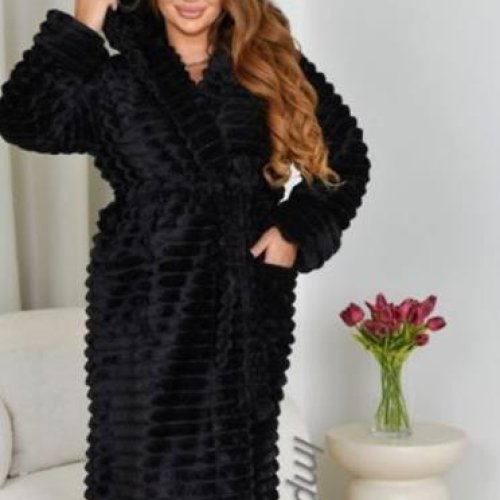 Халат Romeo life (54-58) RL794 black (зима) Romeo life RL794 black