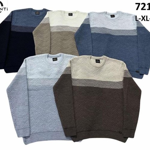 Свитер Sabihina (L-2XL) 72178 blue (зима) Sabihina 72178 blue
