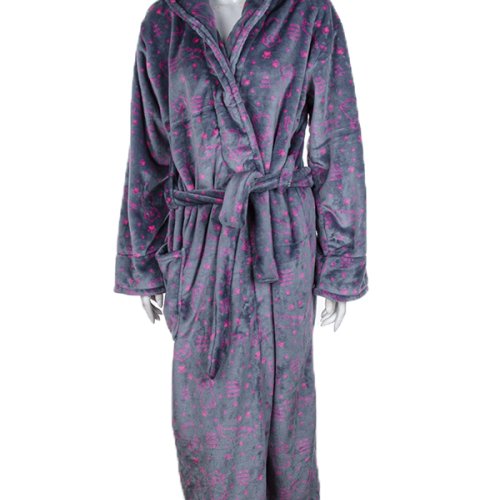 Халат Banko (XL-3XL) O00-9 grey (зима) Banko O00-9 grey