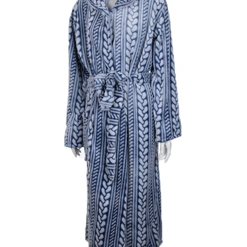 Халат Banko (XL-3XL) O00-11 blue (зима) Banko O00-11 blue