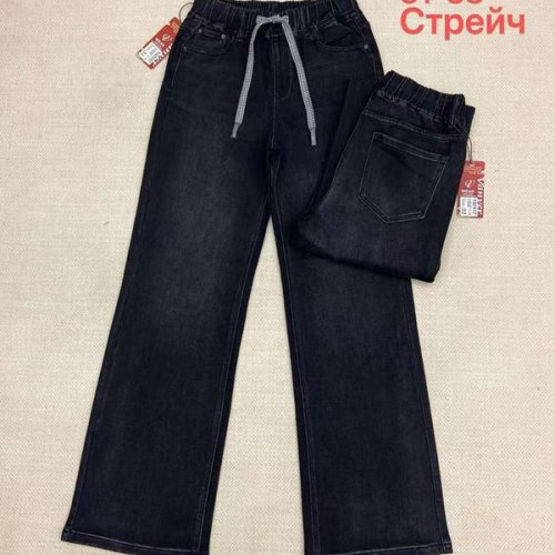 Джинсы Vanver (31-38) D82166 black (зима) Vanver D82166 black