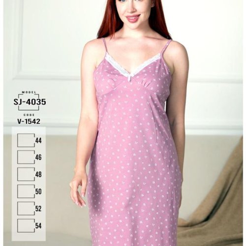 Ночнушка Imlion (44-52) SJ4035 pink (лето) Imlion SJ4035 pink