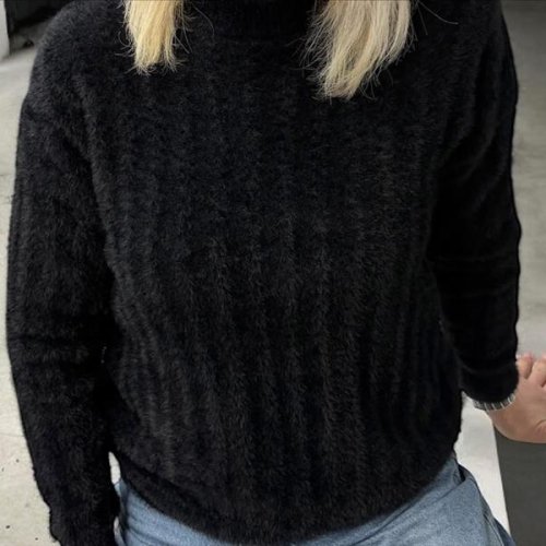 Свитер LeVisha (46-50) 24028 black (зима) LeVisha 24028 black