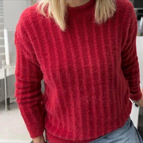 Свитер LeVisha (46-50) 24028 red (зима) LeVisha 24028 red