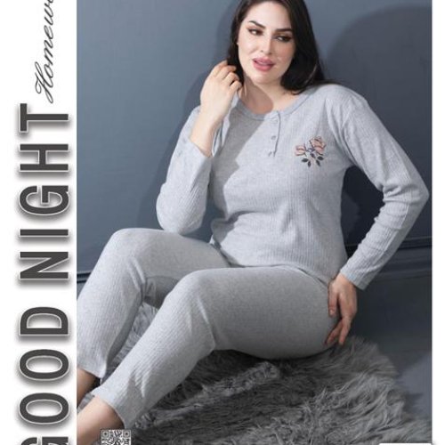 Пижама Vehuiah (L-3XL) 1912 grey (деми) Vehuiah 1912 grey