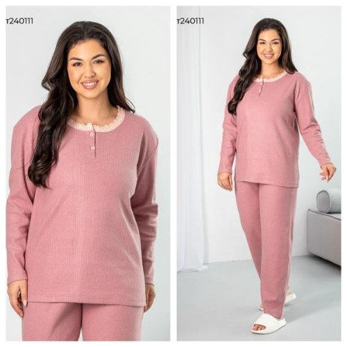 Пижама Vehuiah (XL-3XL) 240111 powder (деми) Vehuiah 240111 powder