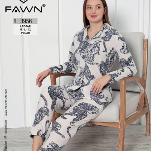 Пижама Vehuiah (M-XL) 3956 white (зима) Vehuiah 3956 white