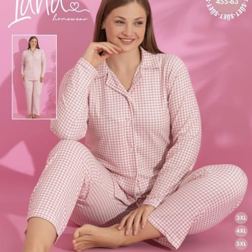 Пижама Vehuiah (3XL-5XL) 455-63 beige (деми) Vehuiah 455-63 beige