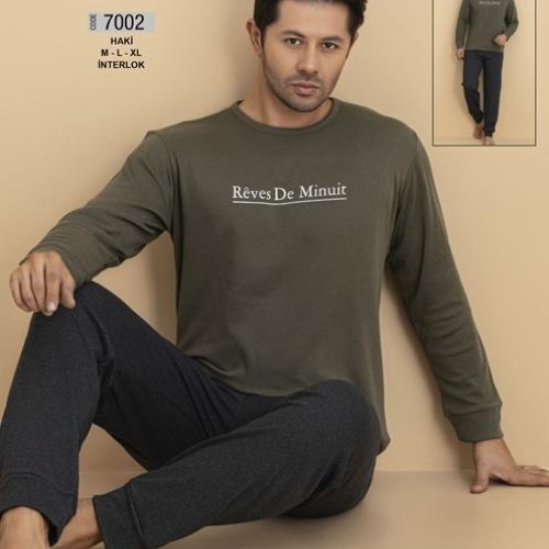 Пижама Vehuiah (M-XL) 7002 khaki (деми) Vehuiah 7002 khaki