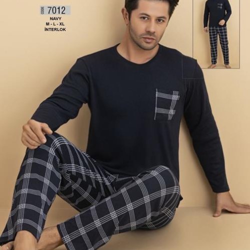 Пижама Vehuiah (M-XL) 7012 navy (деми) Vehuiah 7012 navy