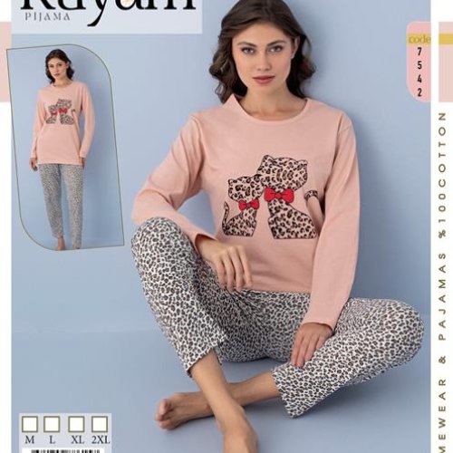 Пижама Vehuiah (M-2XL) 7542 beige (деми) Vehuiah 7542 beige