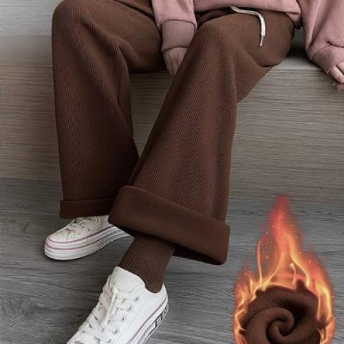 Штаны спорт Femzone (42-48) 1148 brown (зима) Femzone 1148 brown