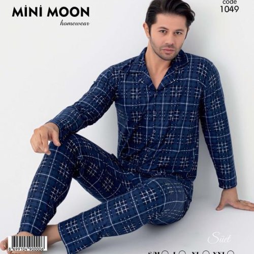 Пижама Disneyopt (S-2XL) 1049 blue (зима) Disneyopt 1049 blue