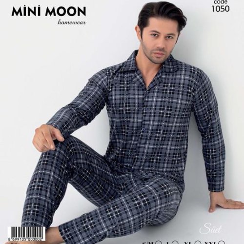 Пижама Disneyopt (S-2XL) 1050 grey (зима) Disneyopt 1050 grey