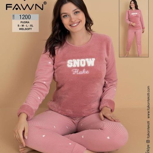 Пижама Disneyopt (S-XL) 1200 pink (зима) Disneyopt 1200 pink