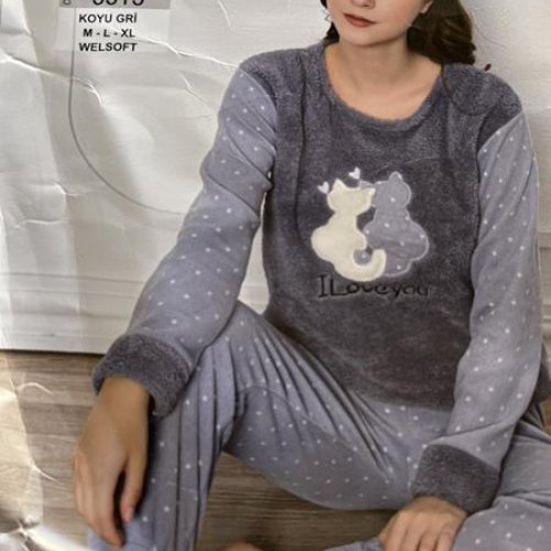 Пижама Disneyopt (S-XL) 3315 grey (зима) Disneyopt 3315 grey