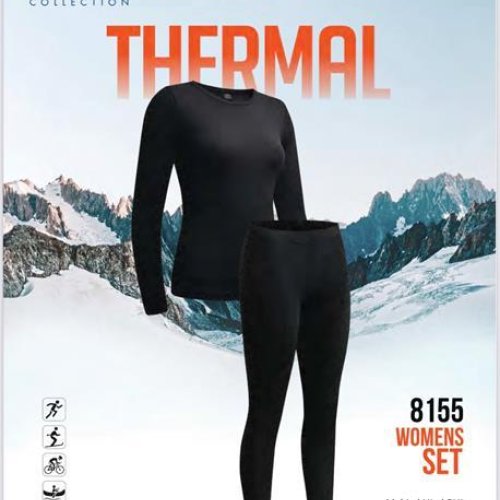 Термобелье Disneyopt (M-2XL) 8155 black (зима) Disneyopt 8155 black