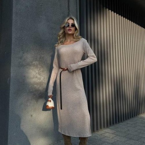 Платье Arina (42-52) 8060 beige (деми) Arina 8060 beige