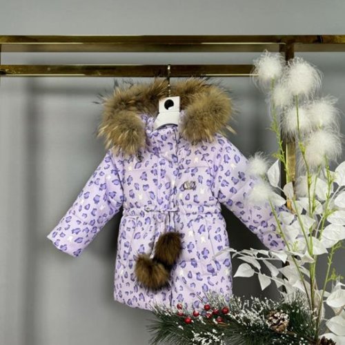 Куртка Delfinka (80-104) 8610 lilac (зима) Delfinka 8610 lilac