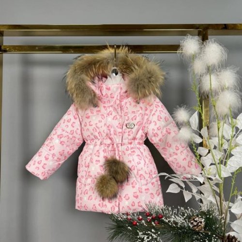 Куртка Delfinka (80-104) 8610 pink (зима) Delfinka 8610 pink