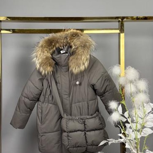 Куртка Delfinka (122-146) 9615 grey (зима) Delfinka 9615 grey