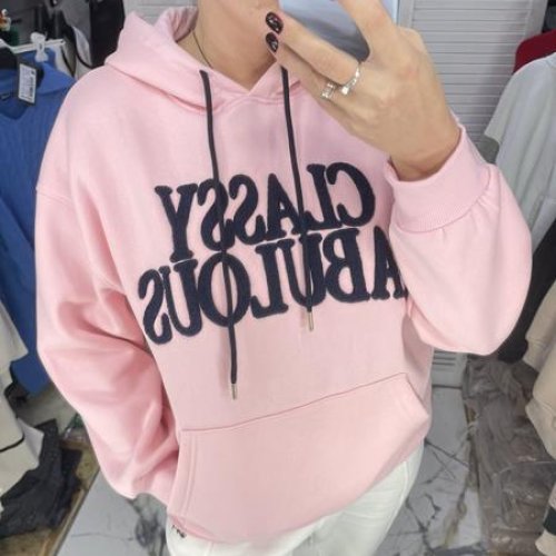 Худи Karon (S-L) 5814 pink (зима) Karon 5814 pink