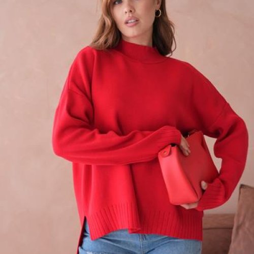 Свитер Karon (one size) 10866 red (зима) Karon 10866 red