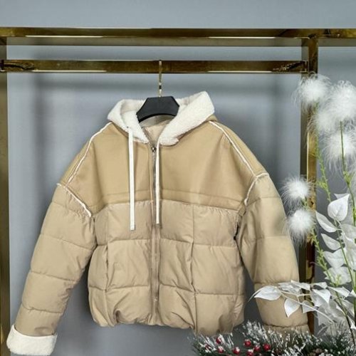 Куртка Karon (42-48) 838 beige (зима) Karon 838 beige