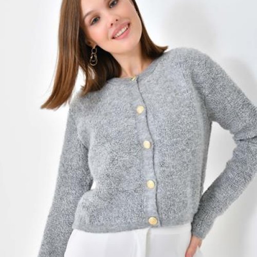 Кофта Karon (one size) 8017 grey (зима) Karon 8017 grey