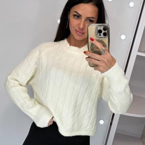 Свитер Lora (42-48) 53137 milk (деми) Lora 53137 milk