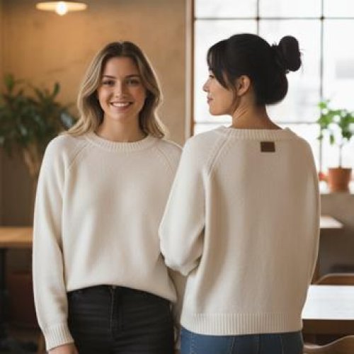 Свитер Lora (one size) LR722 white (деми) Lora LR722 white