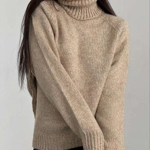 Свитер Lora (42-48) LR746 beige (зима) Lora LR746 beige