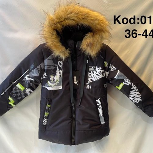 Куртка Ayden (9-13) A018 black (зима) Ayden A018 black